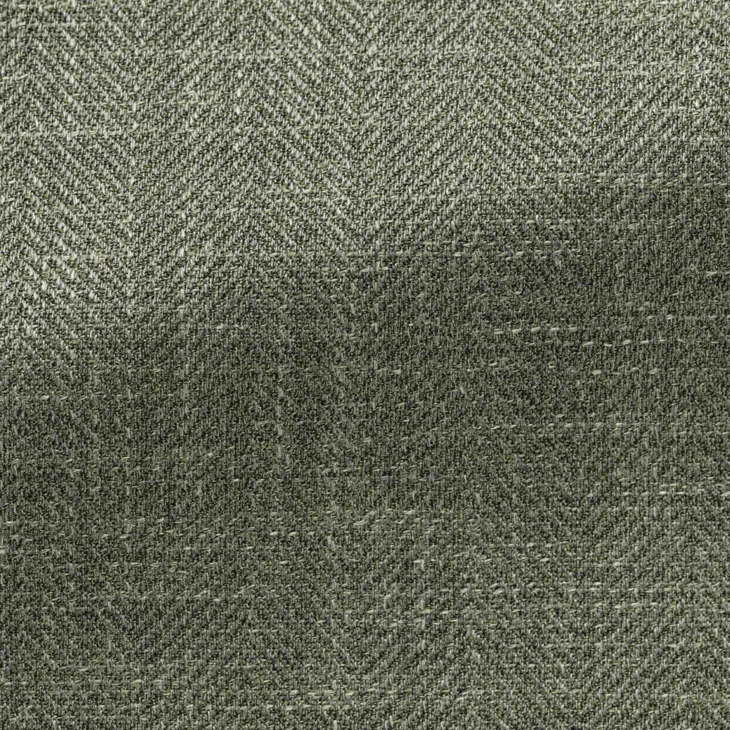 Drago-Silver-Green-Wool-Silk-Linen-HerringbonePC06250gr Fabric