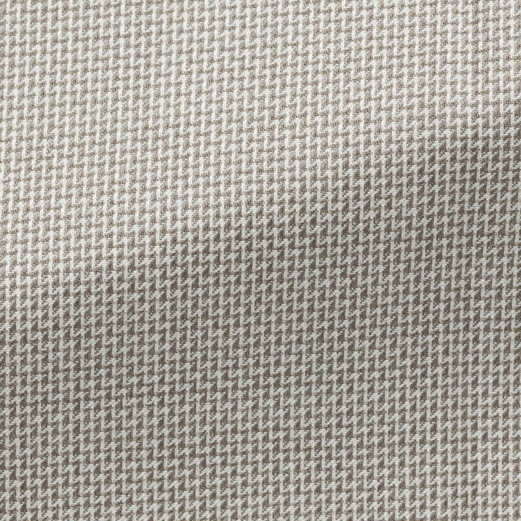 Loro Piana AUSTRALIS Taupe S150 Wool with Ivory Micro Design