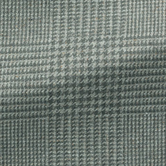 Di Pray Sage & Light Green Pure Silk Glencheck