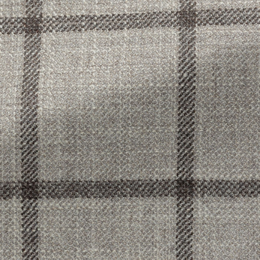 Loro-Piana-Bone-Sharkskin-Wool-Silk-Cashmere-With-Dark-Brown-WindowpanePC15280gr Fabric