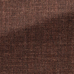 Drago-Rust-Brown-Wool-Silk-Linen-HerringbonePC14280gr Fabric