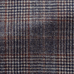 Loro-Piana-Blue-Sand-Wool-Silk-Cashmere-With-Copper-GlencheckPC17280gr Fabric