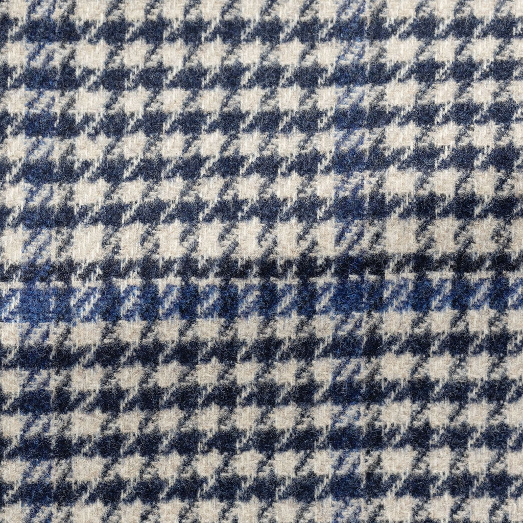 Loro-Piana-Navy-Sand-Wool-Cashmere-Houndstooth-With-Royal-Blue-WindowpanePC21280gr Fabric