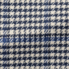 Loro-Piana-Navy-Sand-Wool-Cashmere-Houndstooth-With-Royal-Blue-WindowpanePC21280gr Fabric