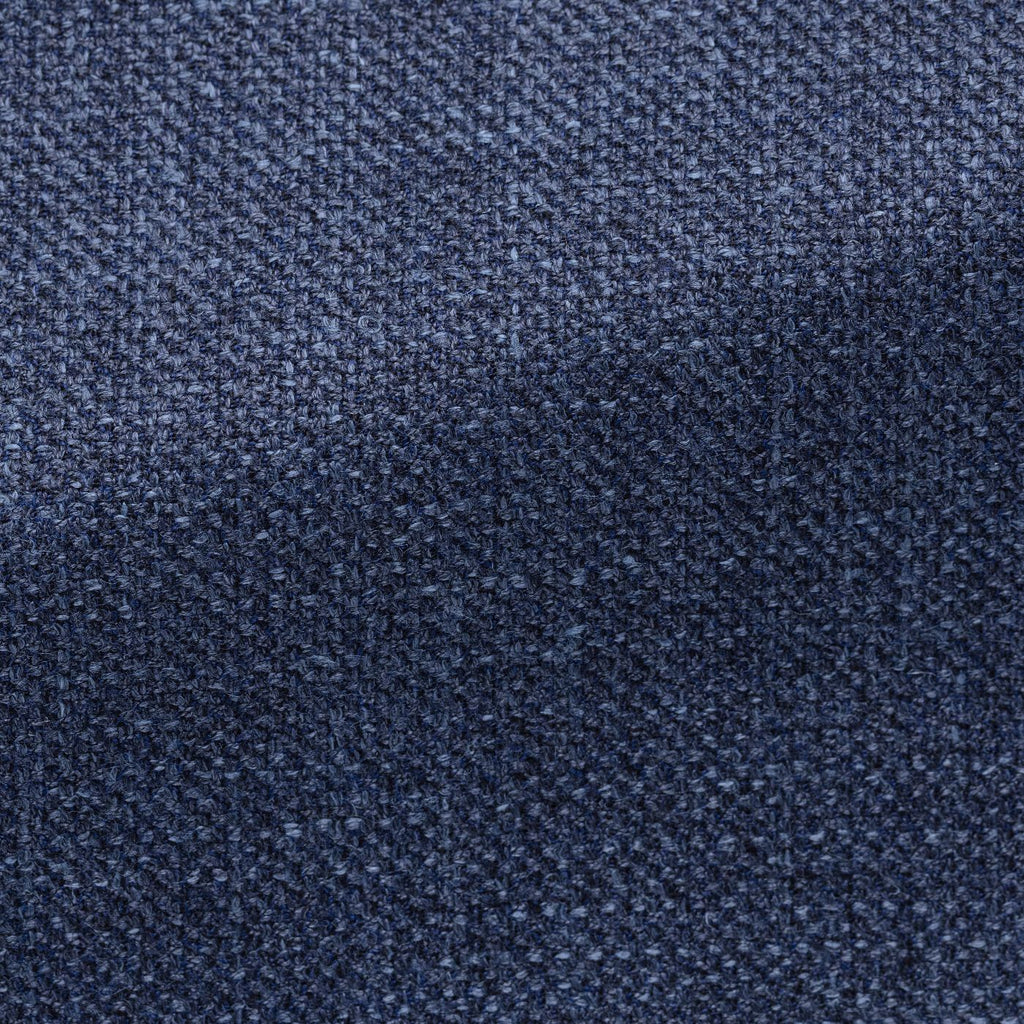 Drago-Dark-Blue-Wool-Silk-Linen-Subtle-HerringbonePC14280gr Fabric