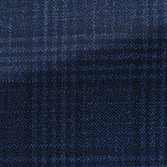 Loro-Piana-Dark-Blue-Wool-Silk-Cashmere-With-Midnight-Blue-GlencheckPC17280gr Fabric