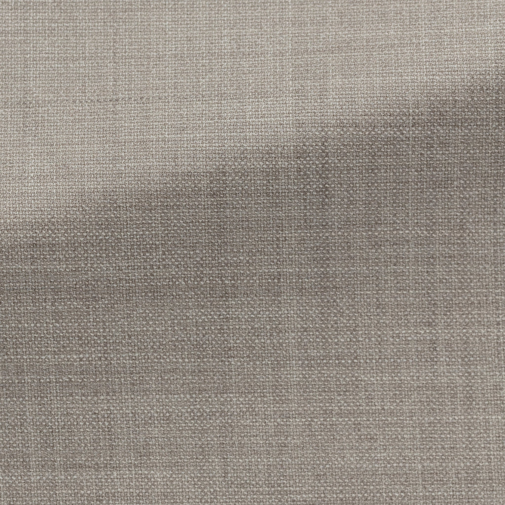 Loro Piana LIGHTMOVE Taupe Stretch Wool & Silk Hopsack