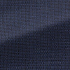 Possencollection Dark Blue S130 Wool Doppio Micro Check Inspiration