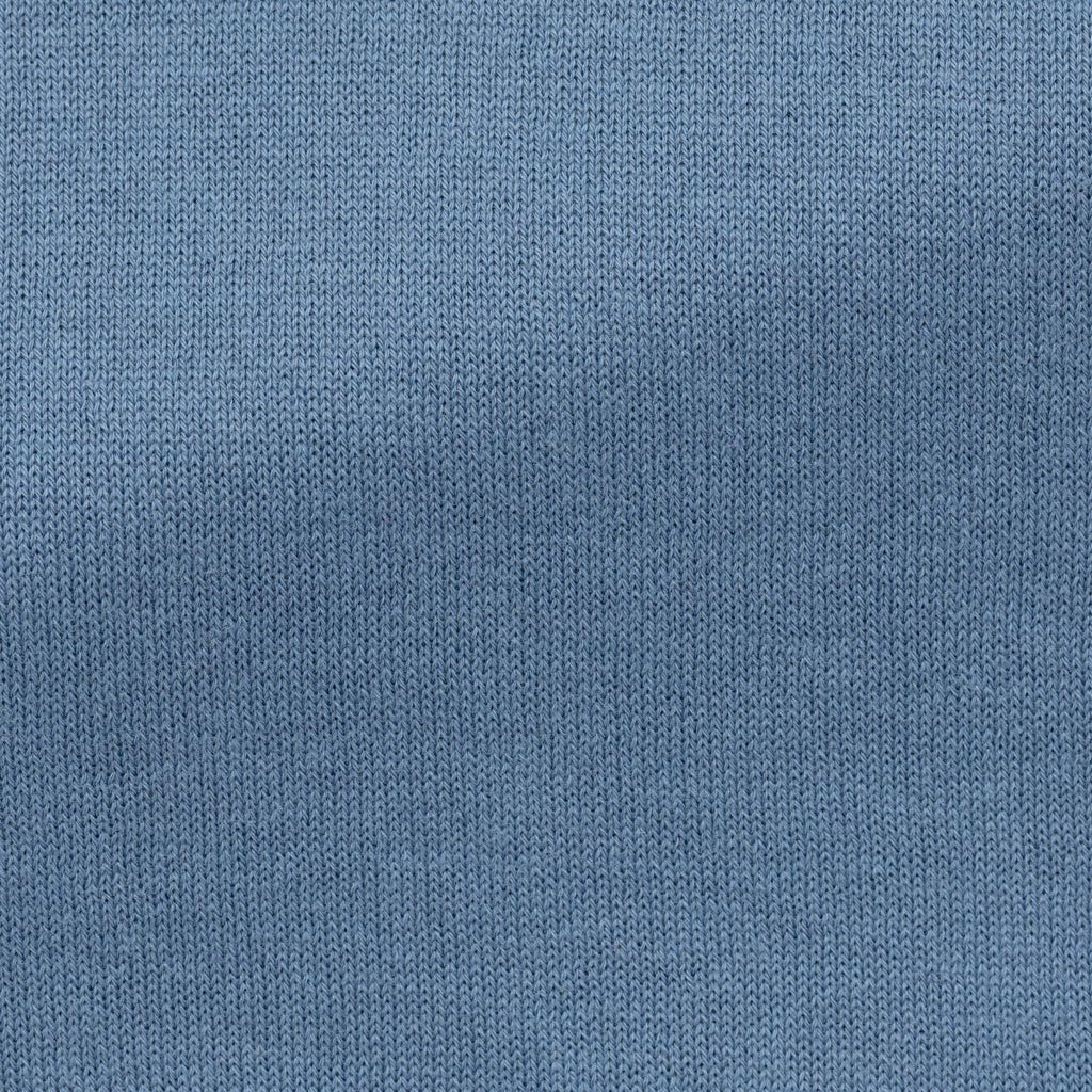 denim blue cotton silk Made to measure Knitwear