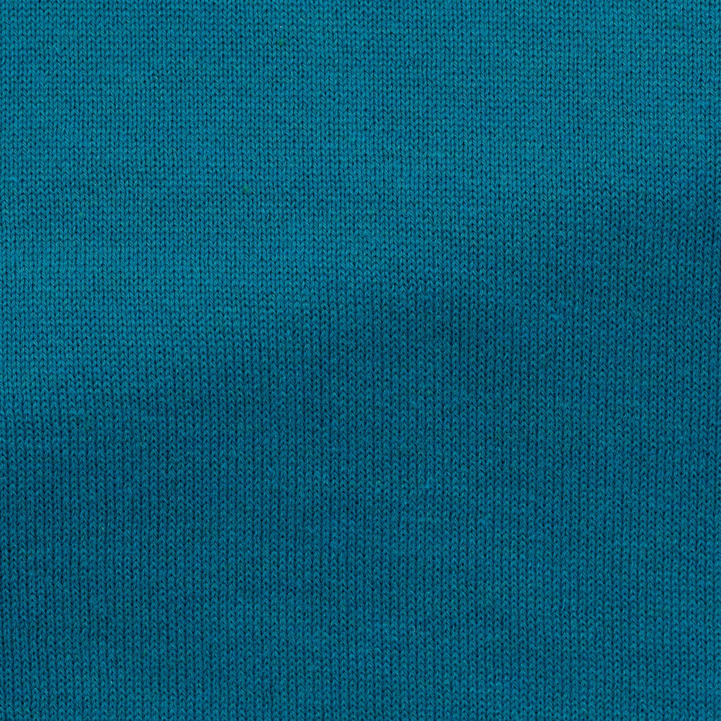 teal blue cotton silk Made to measure Knitwear