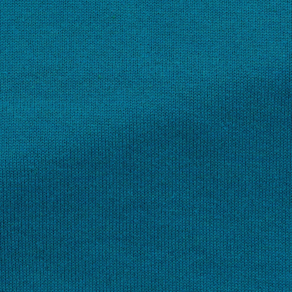 Bresciane Teal Blue Cotton & Silk Knit