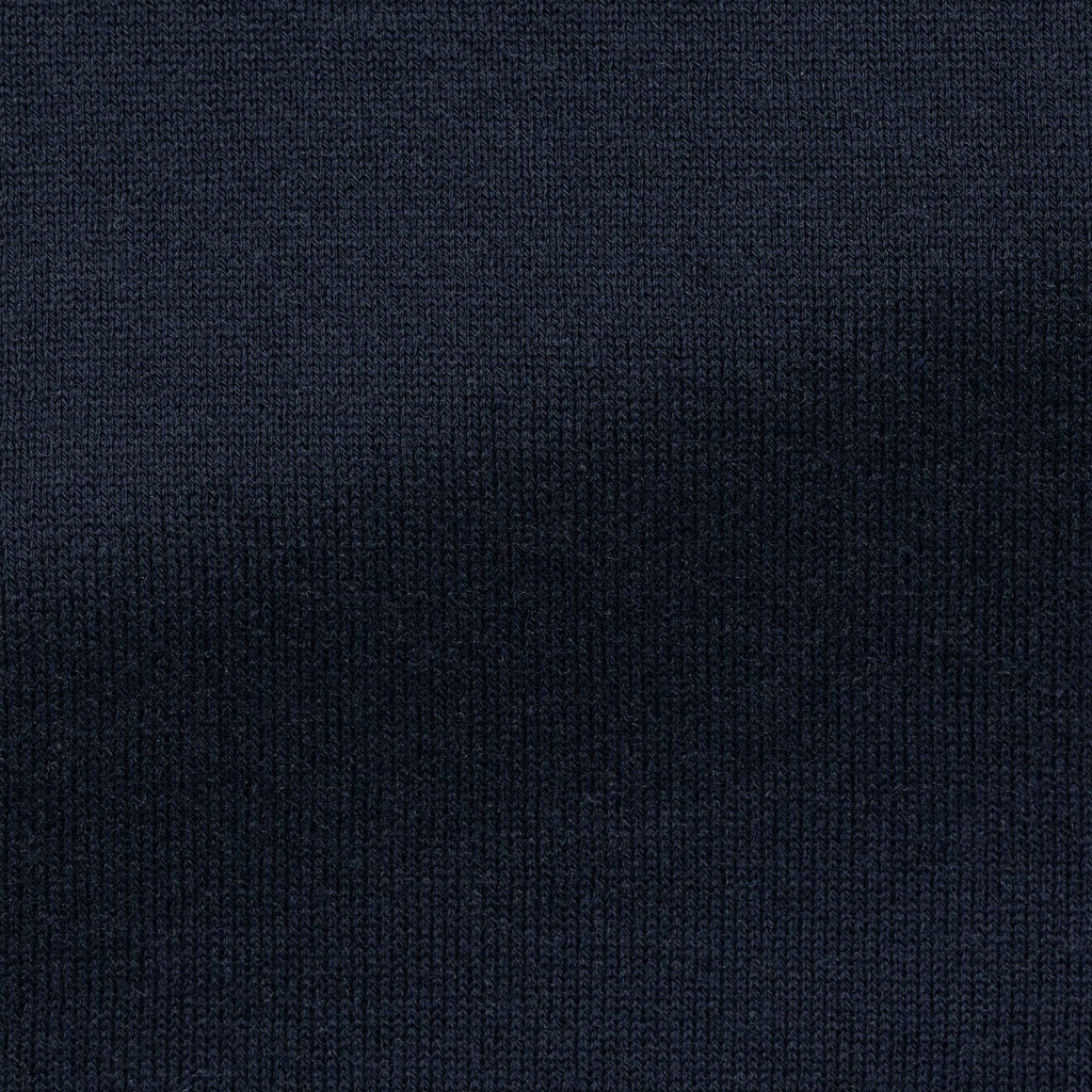 midnight blue cotton silk Made to measure Knitwear