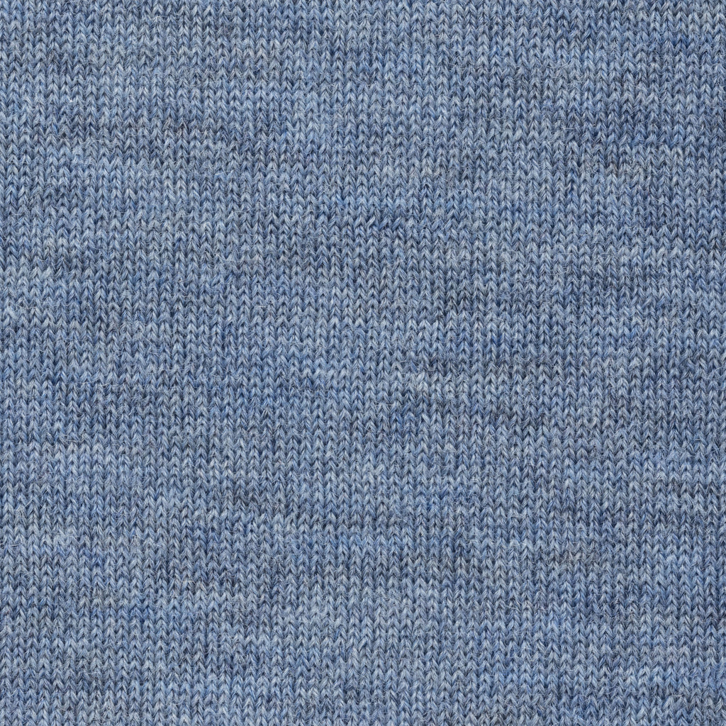 Zegna Baruffa Mid Blue Mélange Extra Fine Merino