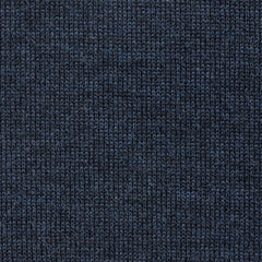 Zegna Baruffa Dark Blue Mélange Extra Fine Merino Made to measure Knitwear