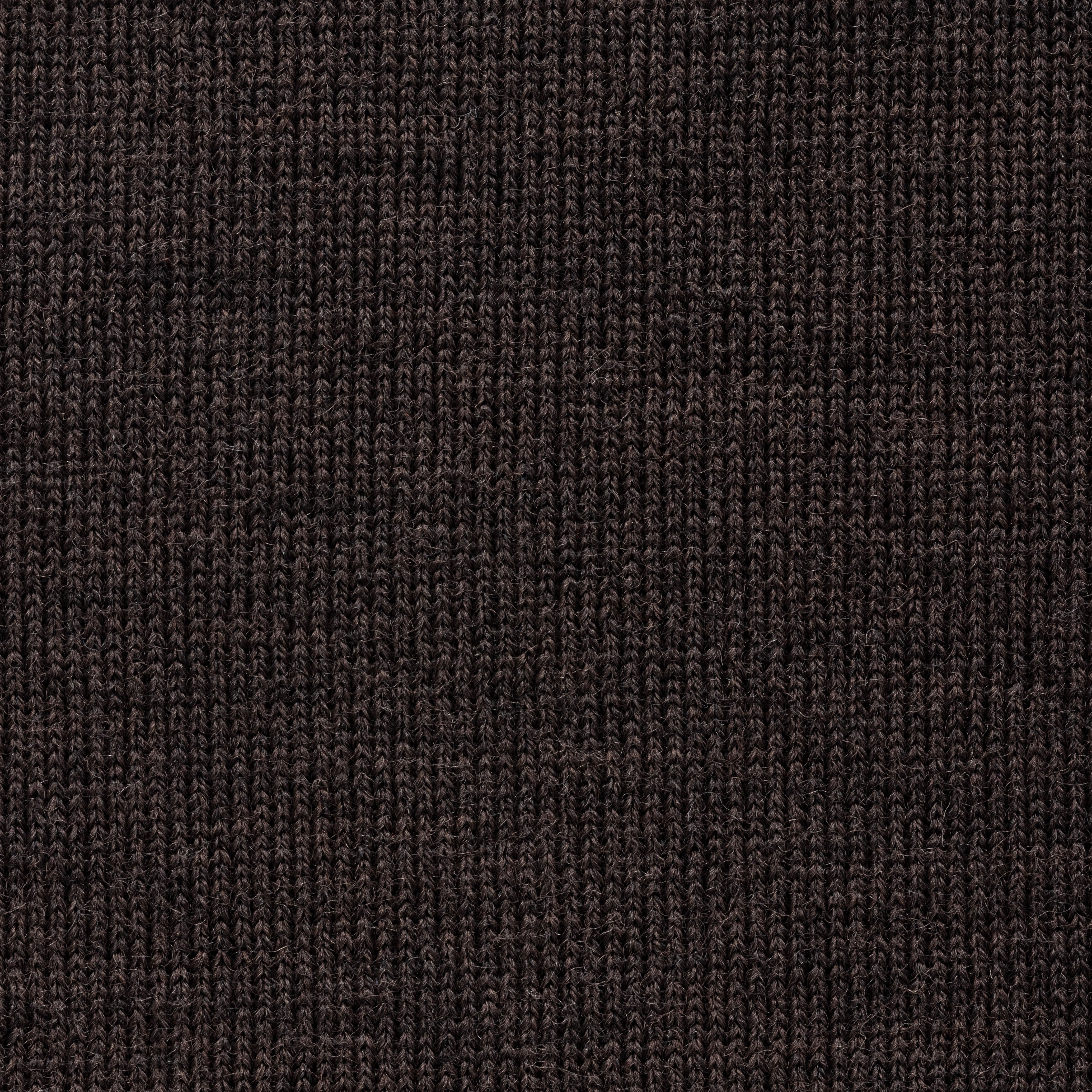 Zegna Baruffa Dark Brown Mélange Extra Fine Merino
