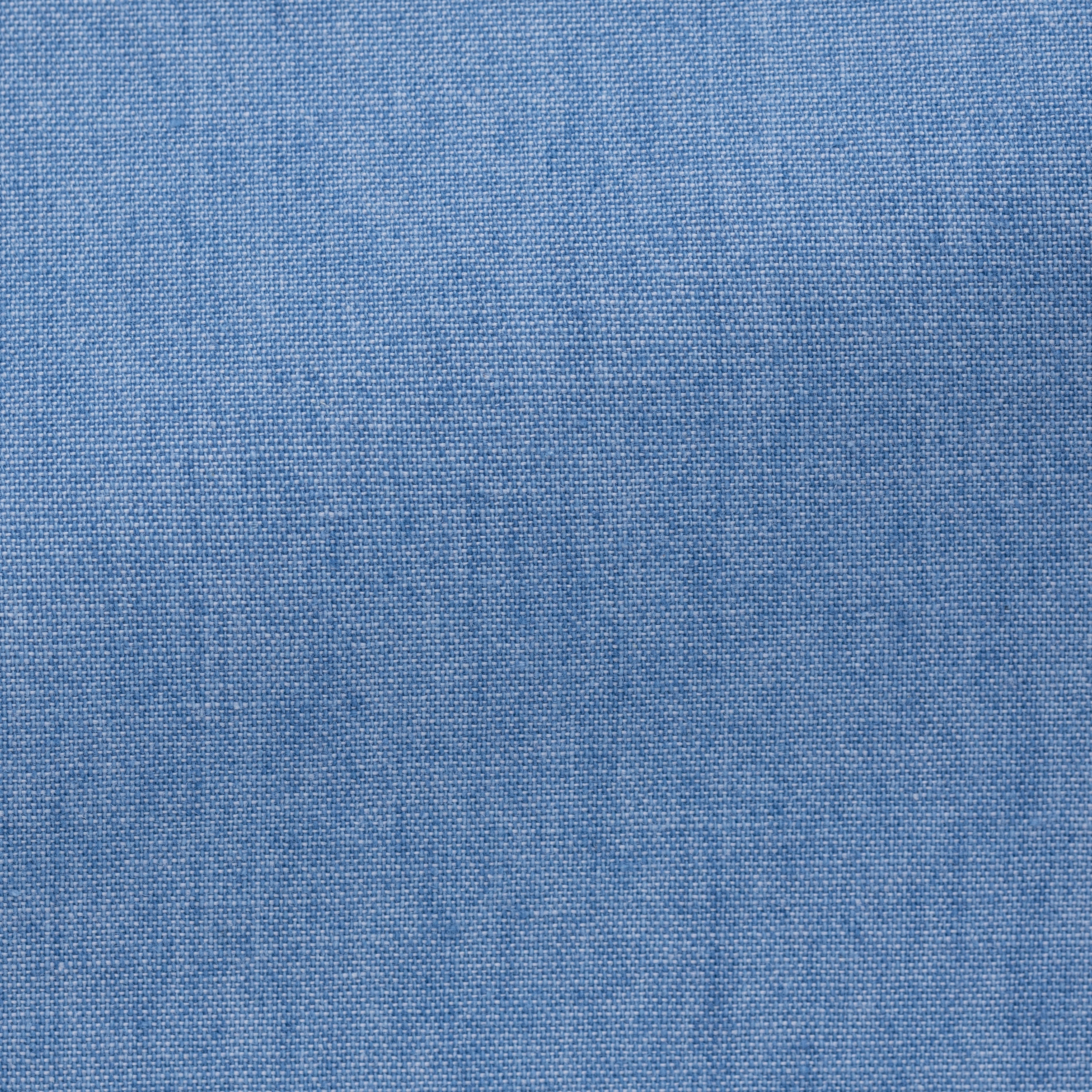 Blue Casual Washed Cotton Denim Plain Weave