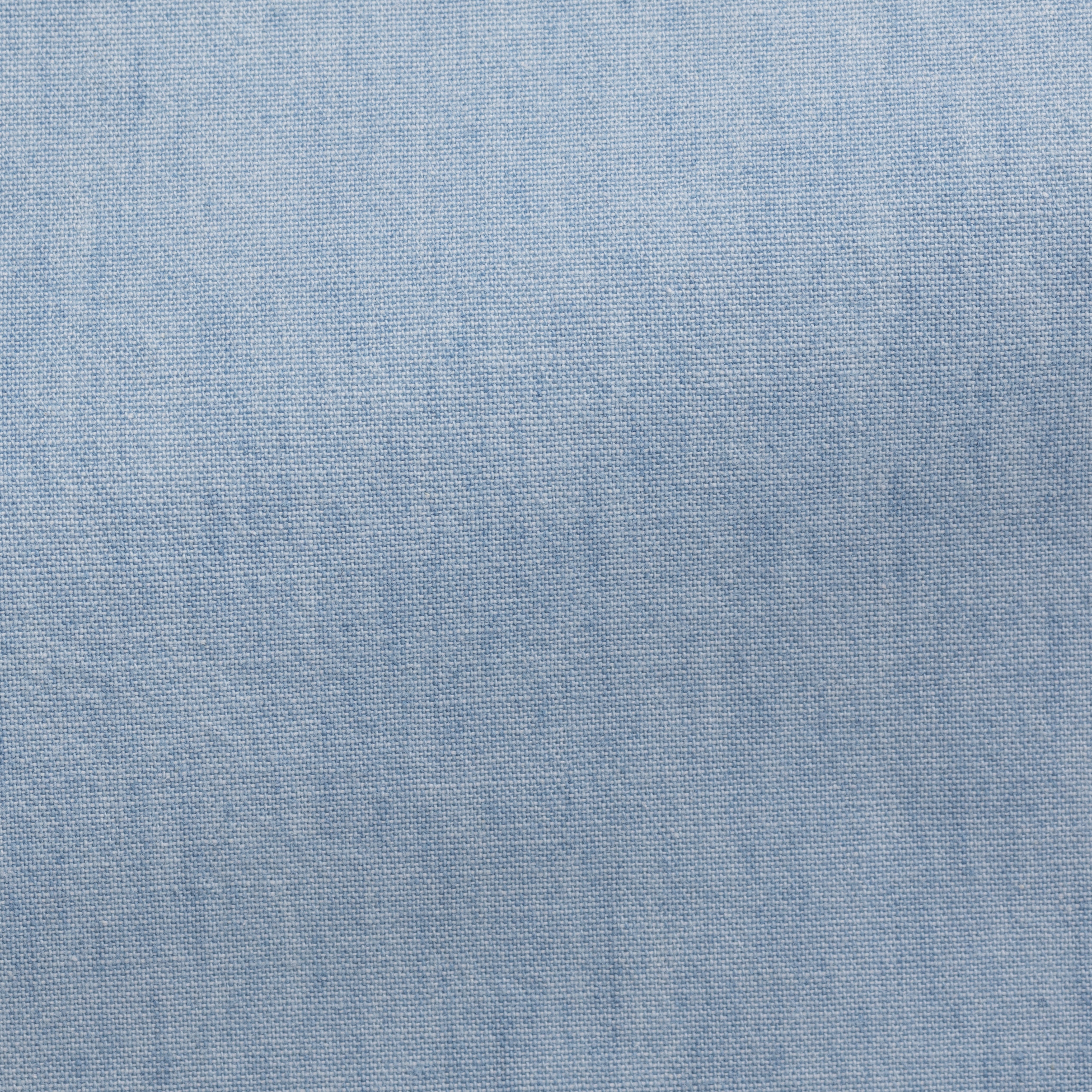 Light Blue Casual Washed Cotton Denim Plain Weave