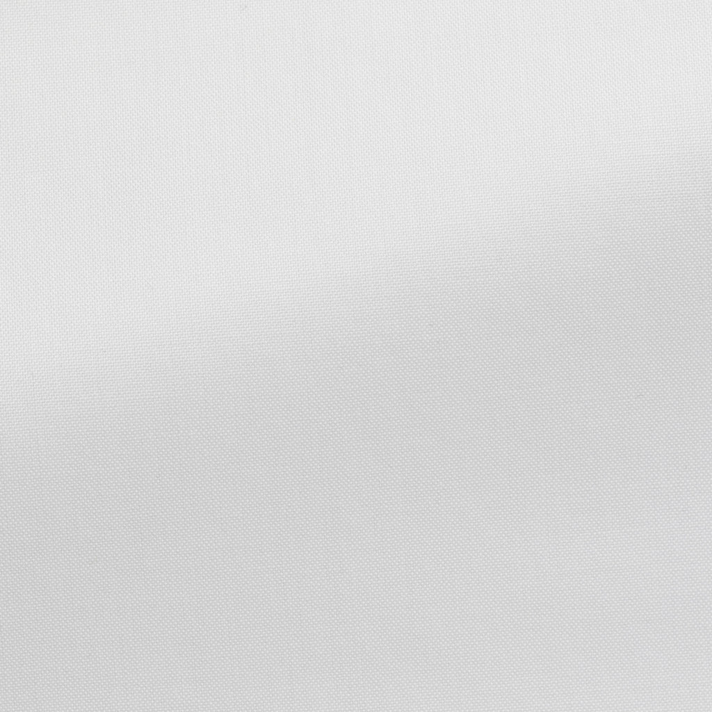 White 100 2 Natural Stretch Cotton Pinpoint