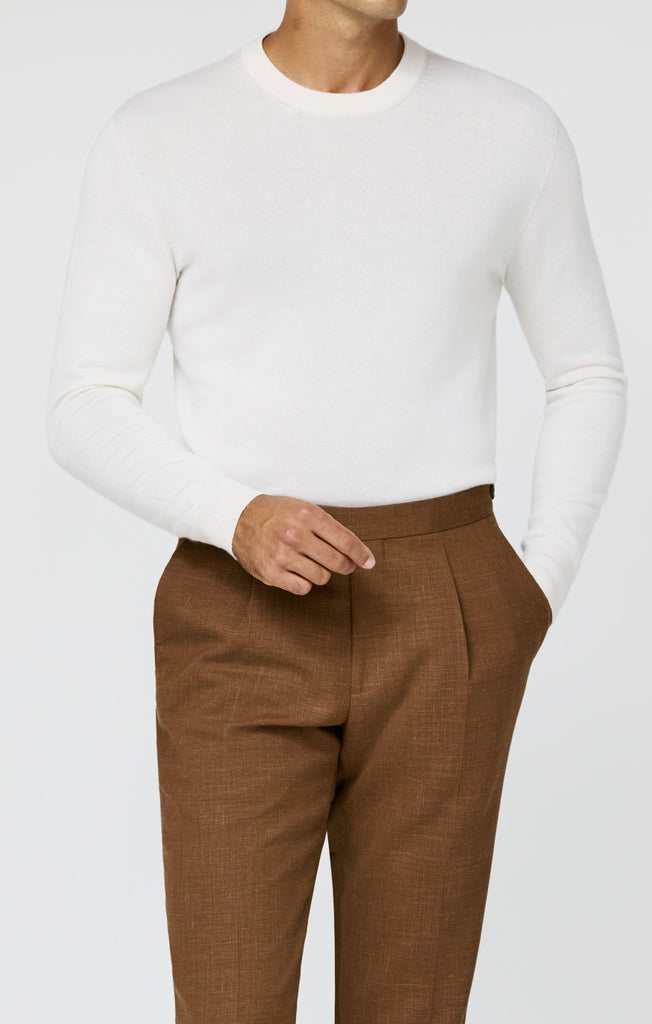 Cariaggi Off White Cashmere & Silk