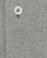 Canclini Light Grey Organic Cotton Flannel Plain Weave