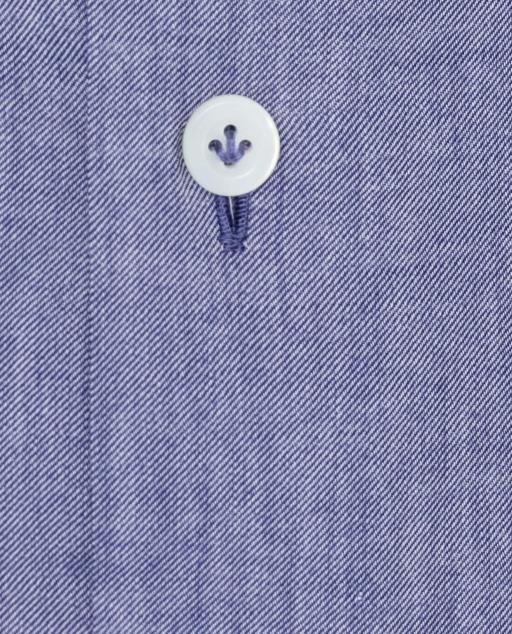 Canclini Mid Blue Natural Stretch Organic Cotton Fine Twill Flannel