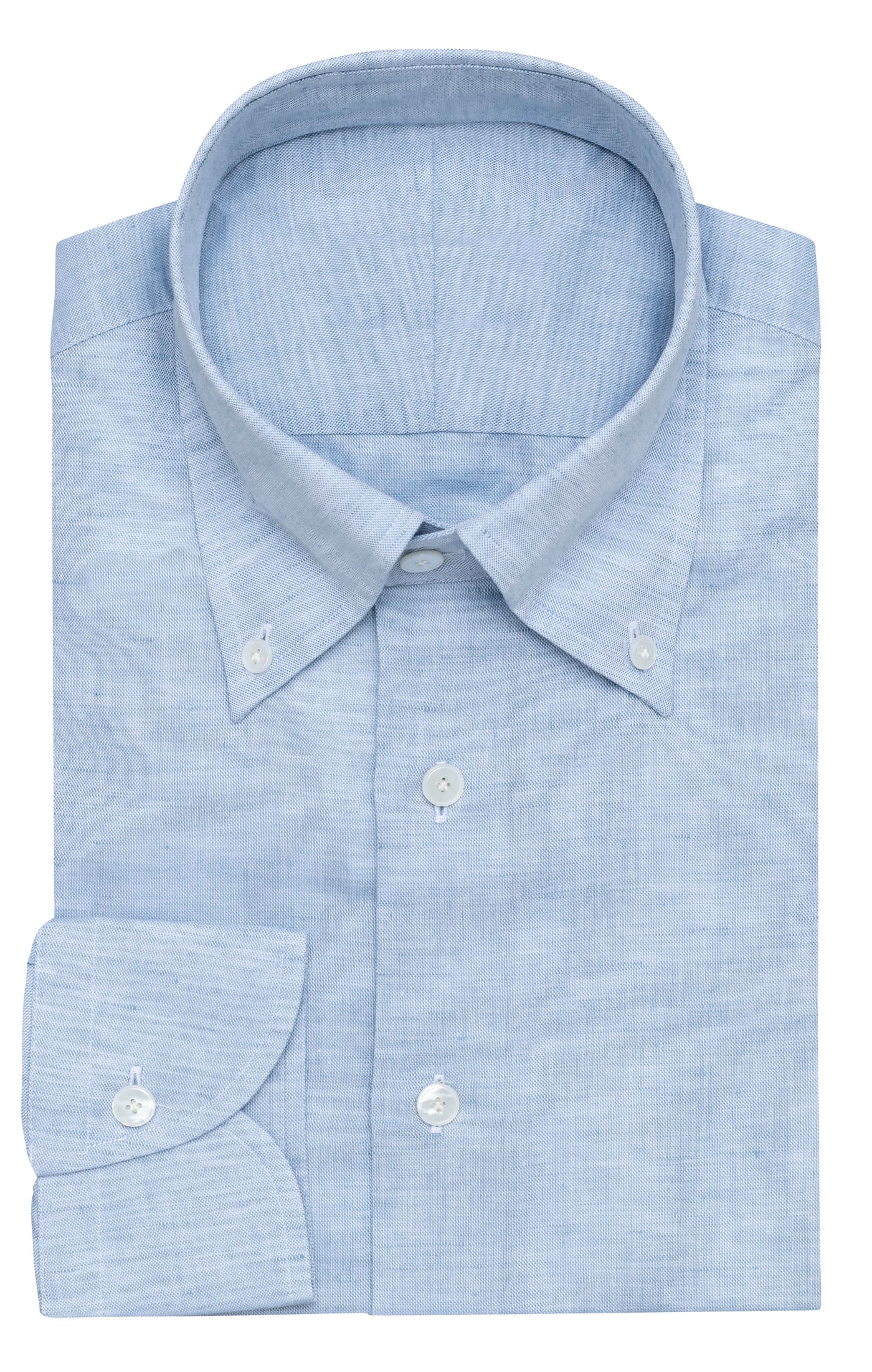 Somelos Light Blue Cotton & Linen Chambray