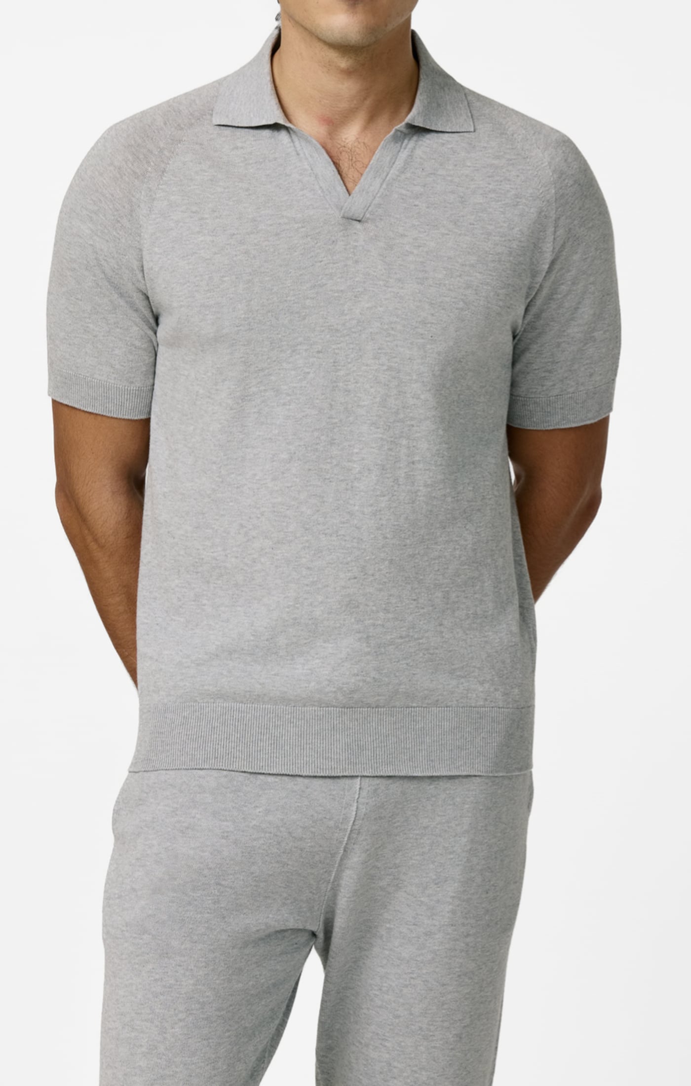 Silver Grey Mélange Cotton