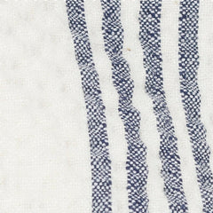 white and mid blue multi striped seersucker Inspiration