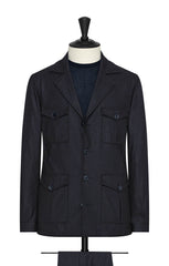 Reda midnight blue stretch wool flannel Inspiration