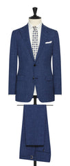 Loro Piana royal blue wool silk linen Inspiration
