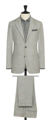 Carlo Barbera Grey Wool Cashmere Houndstooth Inspiration