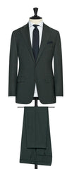 Loro Piana Forest Green Stretch Wool With Micro Effect Inspiration