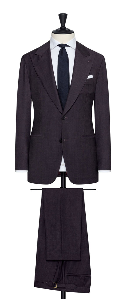 Loro Piana Grape Stretch Wool With Micro Effect Inspiration
