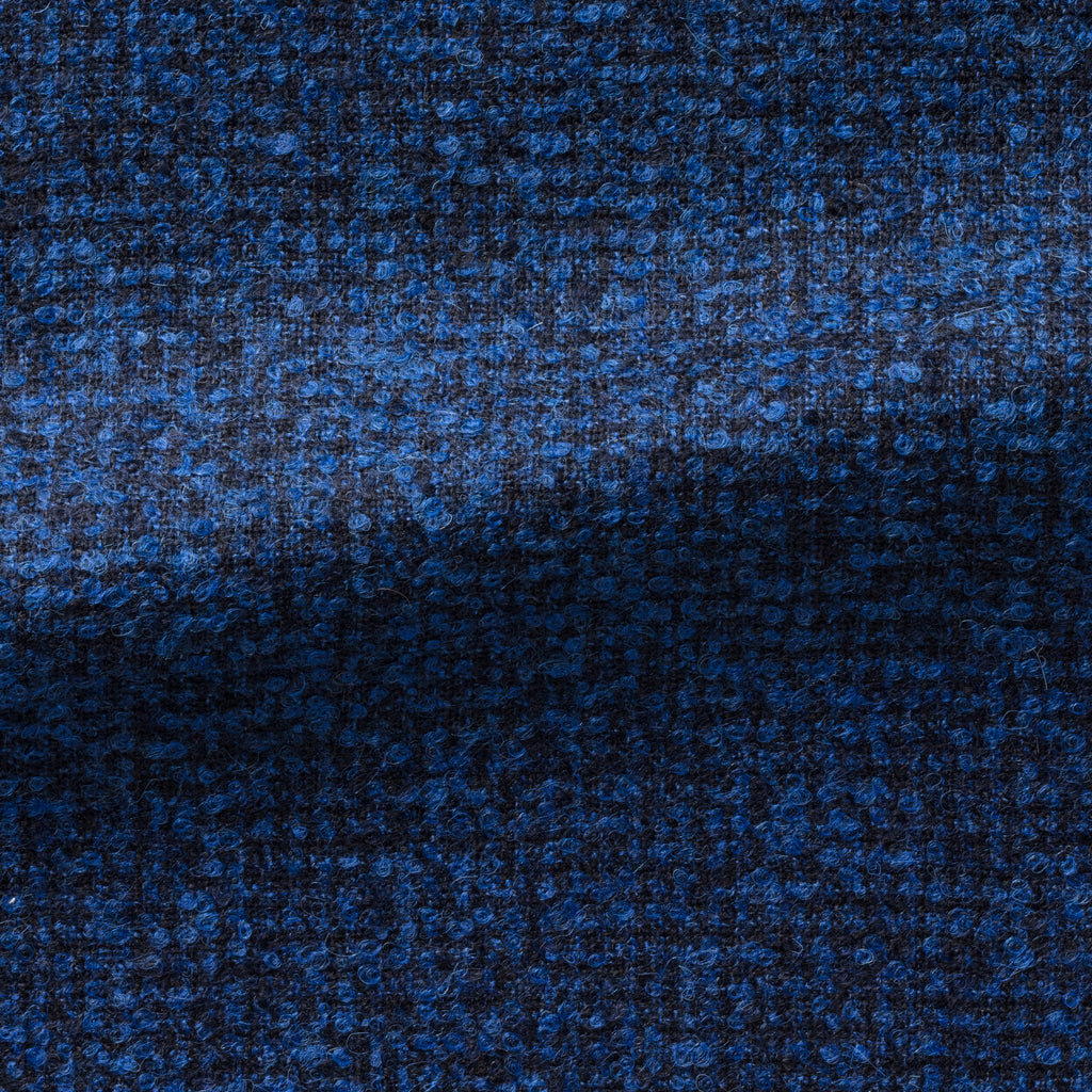 Loro Piana Bright Blue Faux Uni with Alpaca Bouclé