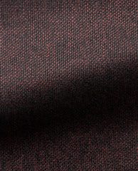 Angelico Dark Red & Black Faux Uni Merino Wool