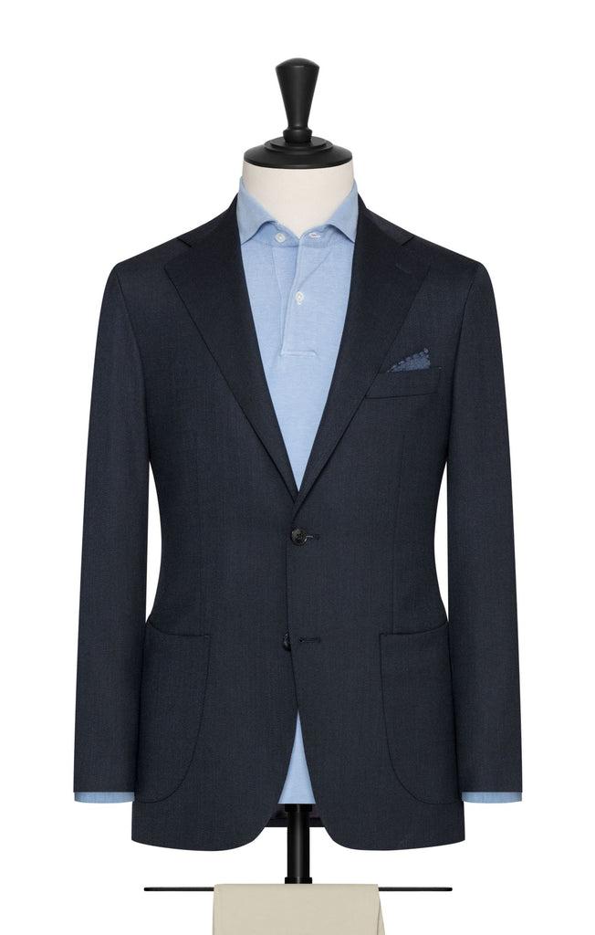 Paulo Oliveira midnight blue stretch wool blend Inspiration