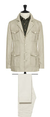 Baird McNutt bone beige linen with micro effect Inspiration