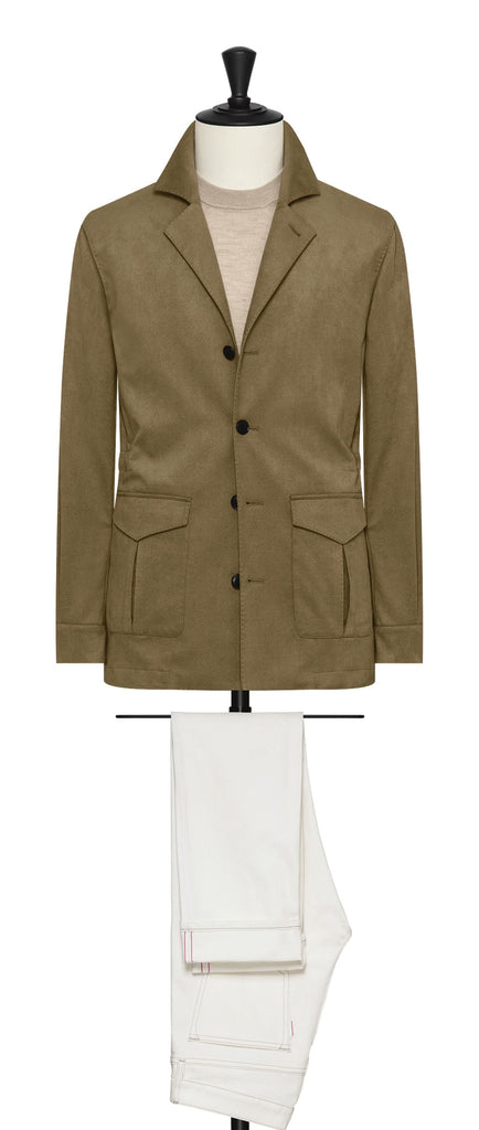 Chori Camel Soft Faux Velours Suede Lightweight