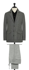Zignone stone grey stretch wool cashmere Inspiration