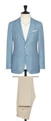 Possen Collection light blue wool silk linen twill Inspiration