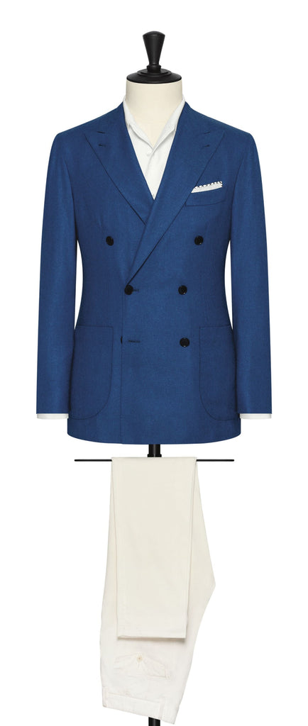 Possen Collection prussian blue silk wool Inspiration