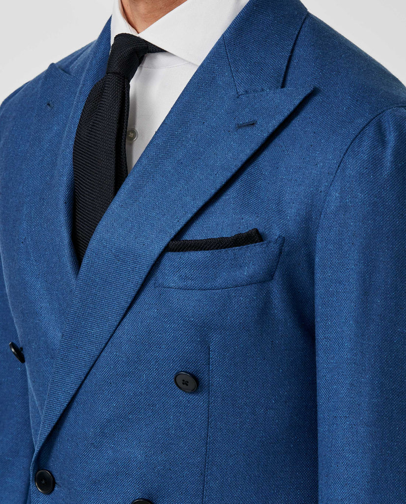 Di Pray Prussian Blue Silk & Wool