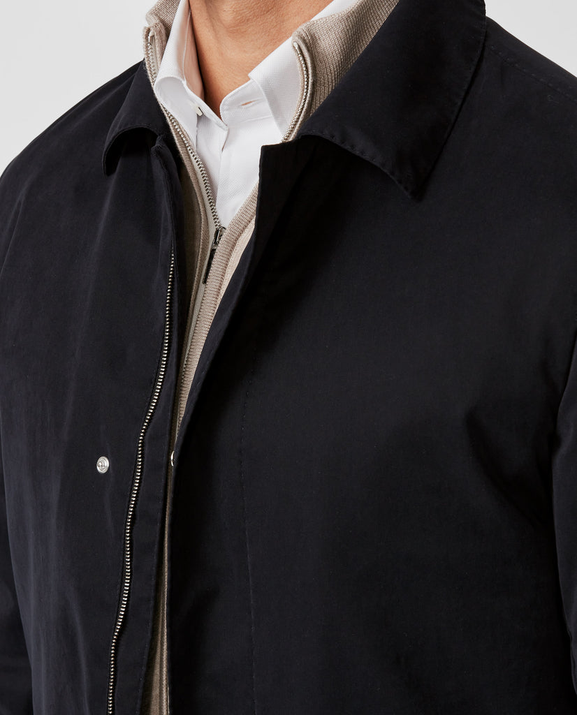 DeBall Belseta Midnight Blue Peached Water Repellent Technical Lightweight Fabric