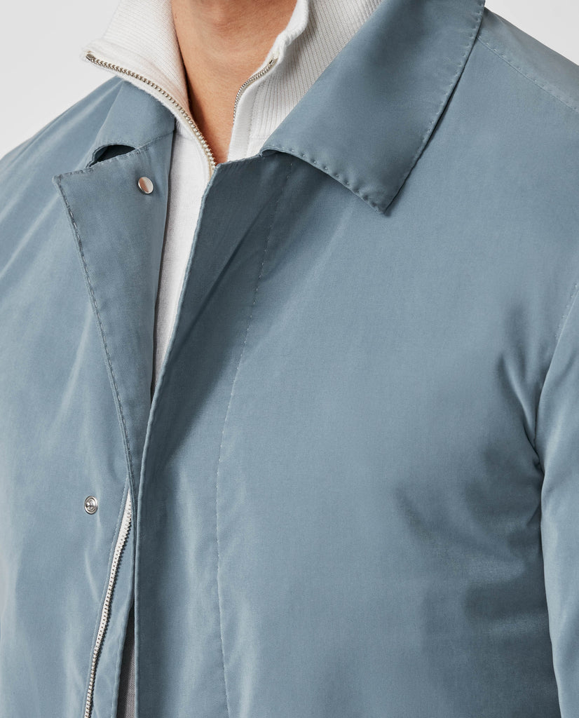 DeBall Belseta Dusty Blue Peached Water Repellent Technical Lightweight Fabric