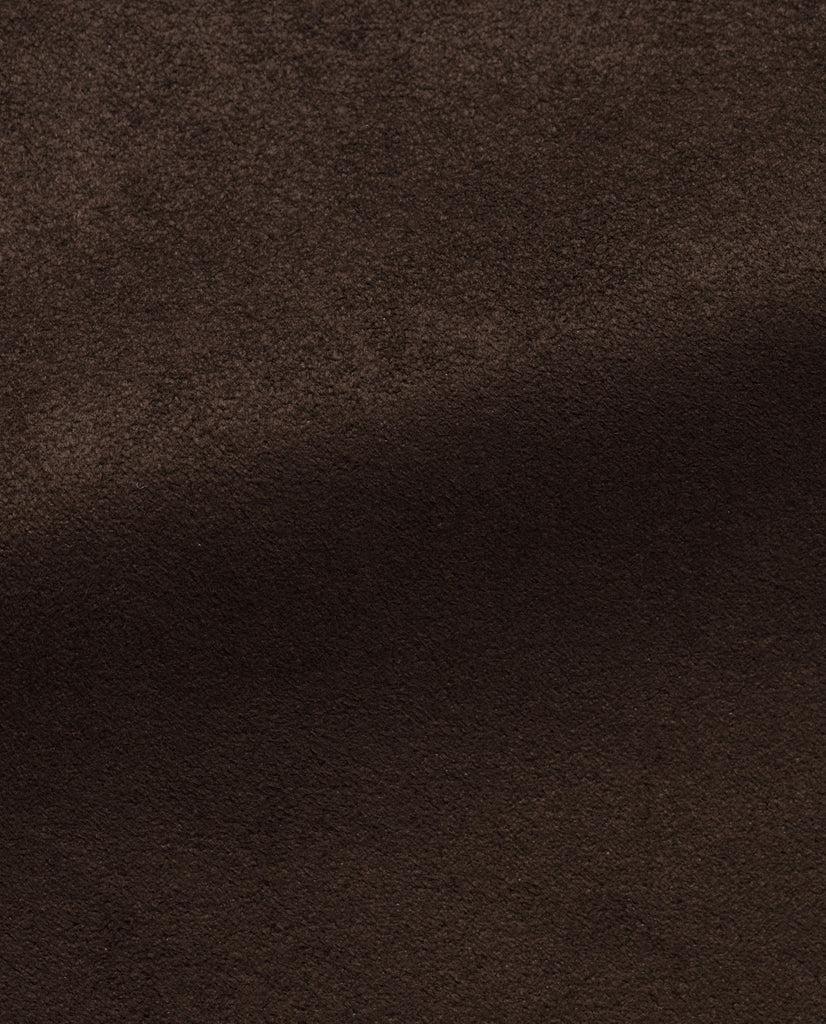 Chori Chocolate Brown Soft Faux Velours Suede Lightweight