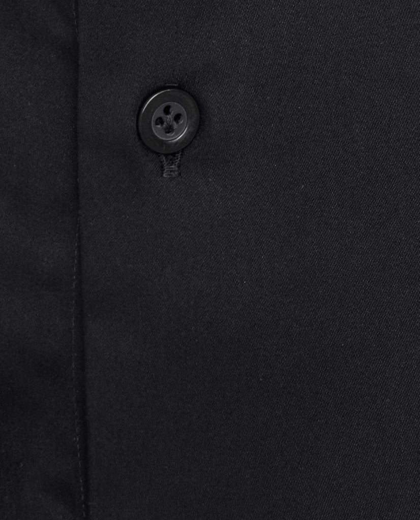 Albini Black Twill 365 Easy Care Fine Cotton