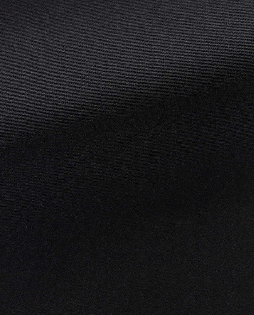 Albini Black Twill 365 Easy Care Fine Cotton