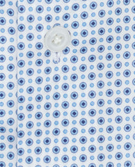 Weba Blue Dot Cotton-Lyocell Easy Care Twill