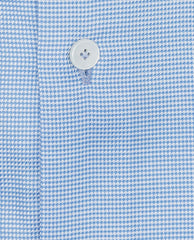Albini Blue Micro-Design 365 Easy Care Fine Cotton