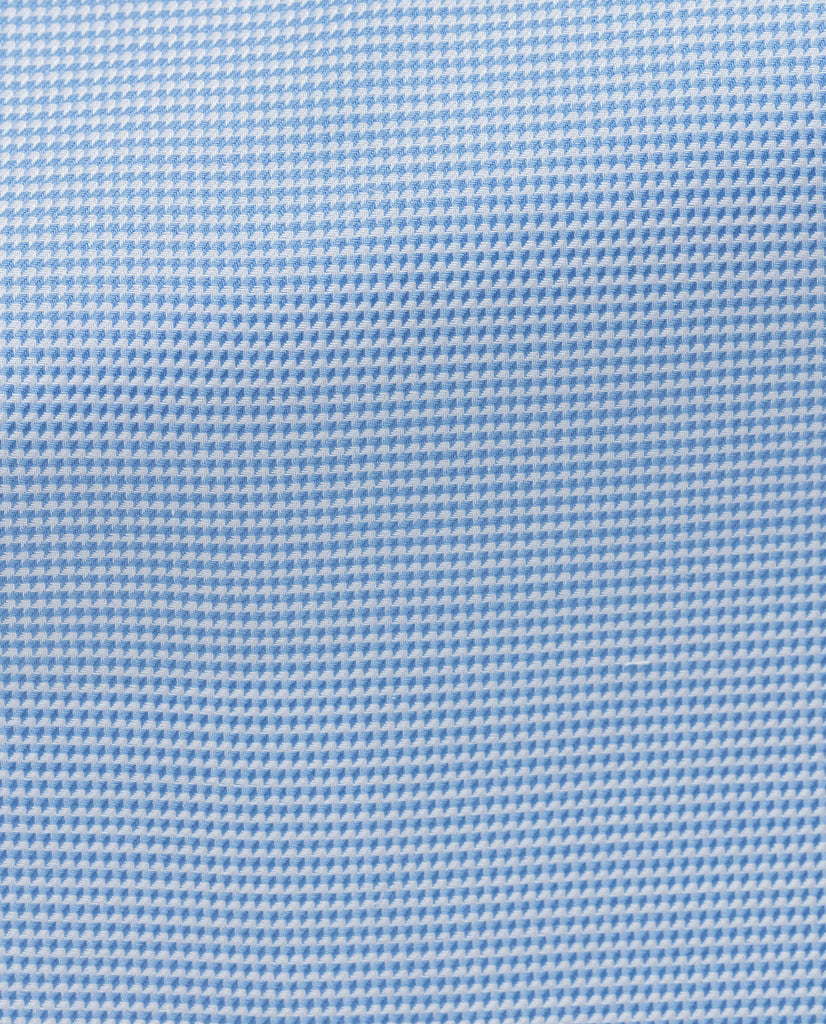 Albini Blue Micro-Design 365 Easy Care Fine Cotton